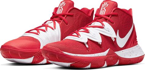Nike Rubber Kyrie 5 Basketball Shoes in University Red/White (Red) for Men - Lyst