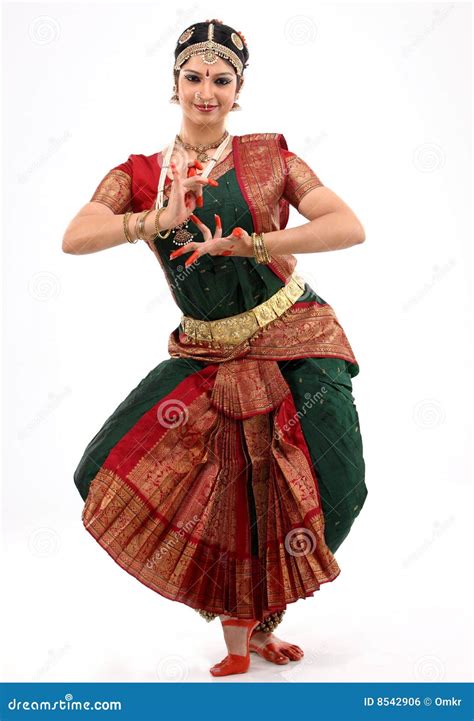 Lady Performing Bharatanatyam Dance Stock Photo - Image: 8542906