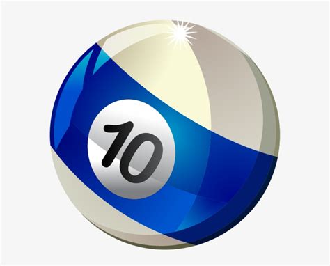 Download Transparent 10 Ball - Number 10 Ten Ball - PNGkit