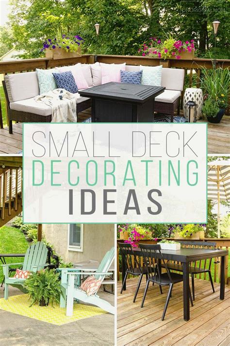 20+ Small Deck Furniture Layout Ideas - DECOOMO