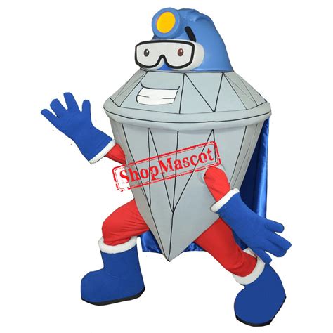 Diamond Man Mascot Costume