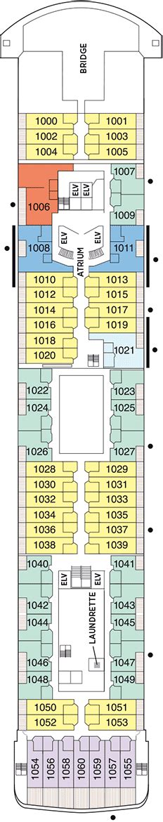 Seven Seas Voyager Deck plan & cabin plan