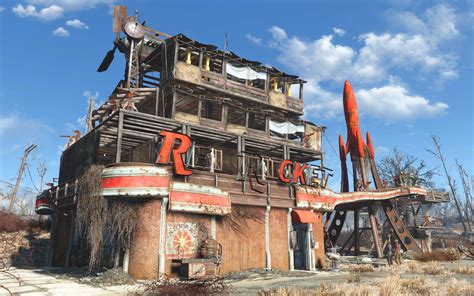 Red rocket truck stop fallout 4 | Fallout concept art, Apocalypse landscape, Fallout 4 ...