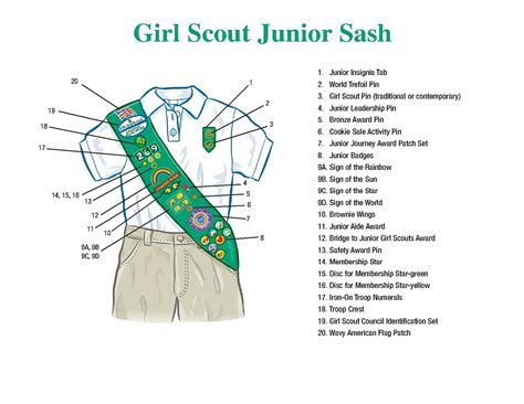 Girl Scout Troop 1905: Junior Sash and Vest