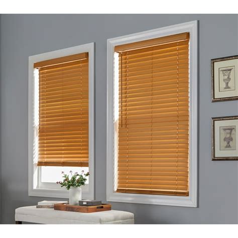 Brylanehome 2" Faux Wood Cordless Blinds - Walmart.com - Walmart.com