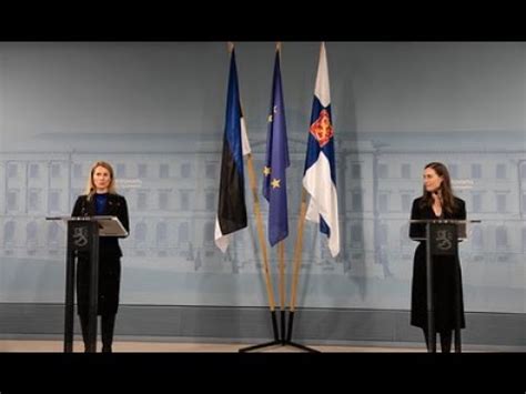 Press conference of Prime Minister Sanna Marin and Prime Minister Kaja ...