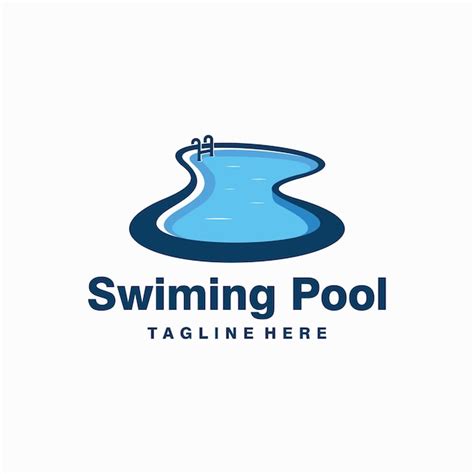 Premium Vector | Swimming pool vector logo element