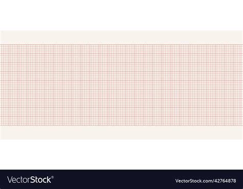 Blank ekg paper seamless background Royalty Free Vector