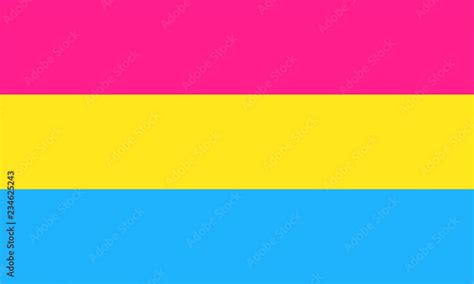 Pansexual pride flag - one of a communities of LGBT sexual minority ...