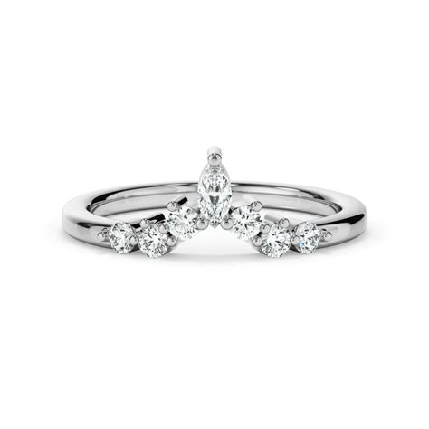 Women's Wedding Rings Style # Curved Diamond Ring | Robert Cliff Master Jewellers