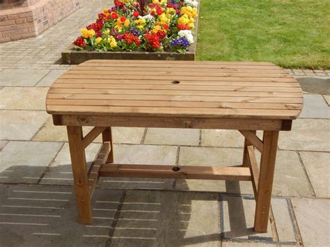 Premium 4ft 6 Wooden Table » Staffordshire Outbuildings | Garden ...