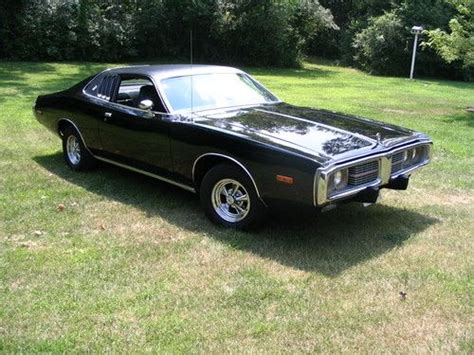 Find used 1973 Dodge Charger SE triple black in Akron, Ohio, United States