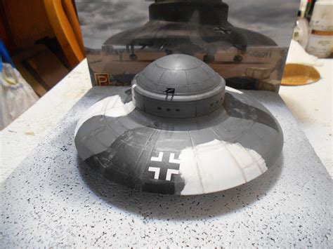 Haunebu II German WWII UFO Saucer Kit -- Science Fiction Plastic Model -- 1/144 Scale -- #9119 ...