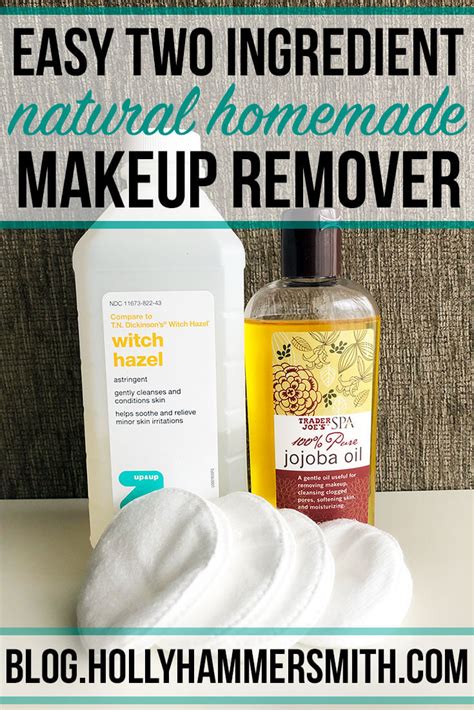 Natural Makeup Remover Easy Two Ingredients - Welcoming Simplicity