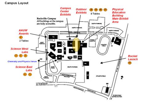 Montgomery College Campus Map - World Of Light Map