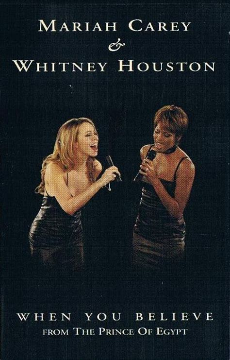 Mariah Carey & Whitney Houston - When You Believe (1998, Cassette) | Discogs