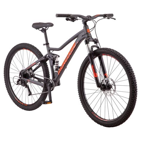 Mongoose Ledge X2 suspension mountain bike, 8 speeds, 29-inch wheels, grey - Walmart.com ...