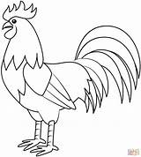 Rooster coloring Page  Free Printable Coloring Pages sketch template