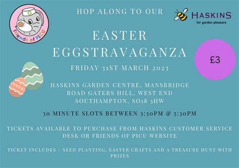 Easter Eggstravaganza, Haskins Garden Centre, West End, Southampton ...