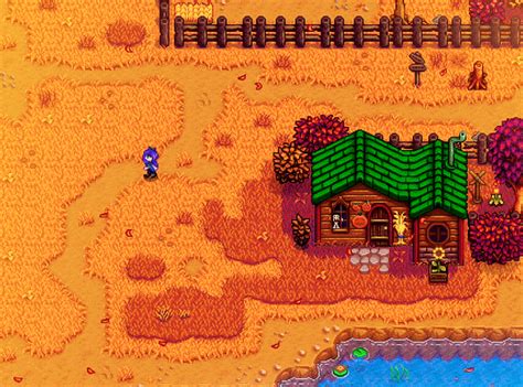 fly me to the moon : stardew valley cindersap forest in fall