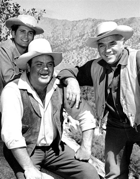 BONANZA - TV SHOW CAST PHOTO #610 | Bonanza tv show, Michael landon ...