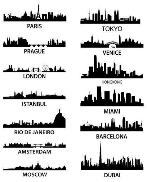 Skylines of cities across the world! | Flight965