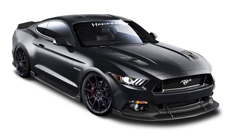 Ford Mustang Hennessey Black Car PNG Image - PurePNG | Free transparent ...