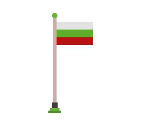 Premium Vector | Bulgarian flag