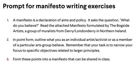 Manifesto examples – RENATURED