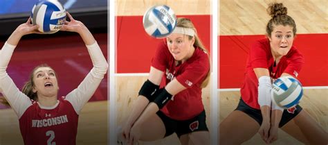 Wisconsin Names 3 Underclassmen as Captains for 2018 Volleyball Season