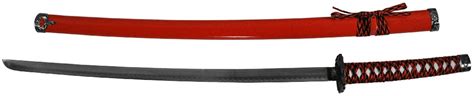 40" Samurai Katana Red Scabbard