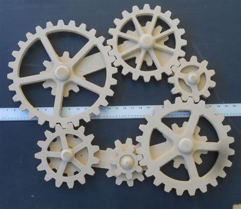 WORKING GEARS Wood Gears Gear Wall Kinetic Art Steampunk | Etsy ...