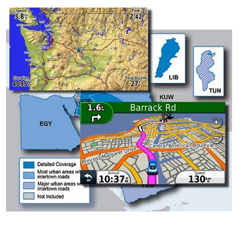 Garmin MAP for Selected Region