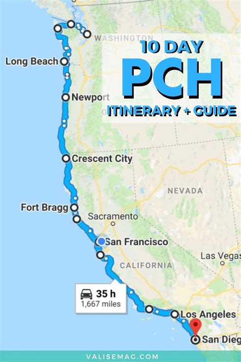 How to Complete an Epic Pacific Coast Highway Road Trip | Road trip map ...