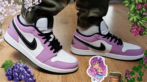 Air Jordan 1 Low SE "Light Purple" / Unbox & ON FEET / EP.152 - YouTube