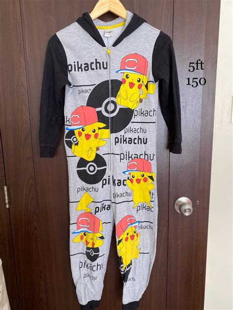 Pikachu pokemon body suit onesies, Babies & Kids, Babies & Kids Fashion ...