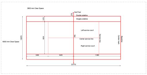 Tennis Court (Dimensions & Free Dwg.) - layakarchitect