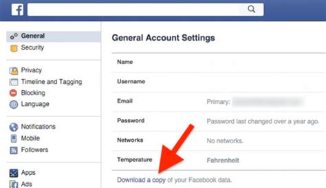 Facebook general account settings | Facebook General Settings