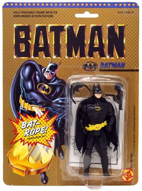 Batman 1989 Movie Batman Action Figure with Bat-Rope Toy Biz - ToyWiz