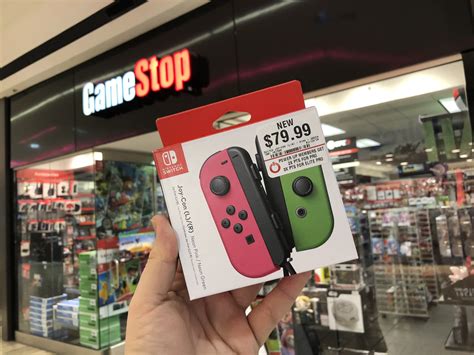 Splatoon-themed Neon Pink and Neon Green Nintendo Switch Joy-Cons are ...