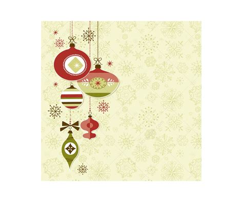 4 Retro Christmas card vector illustrations - 123creative.com