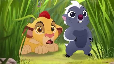 The Lion Guard The Morning Report - Baby Fuli And Baby Kion & Bunga Meet Pua's Float Scene [HD ...