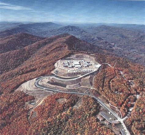 Red Onion State Prison, on top of the Appalachian Mountains, Virginia ...