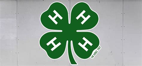 4-H Logo Trailer Graphic SP7719 - 4-H Store