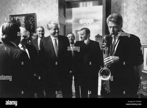 Bill clinton saxophone hi-res stock photography and images - Alamy