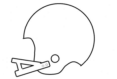 Football Helmet Stencil - Cliparts.co