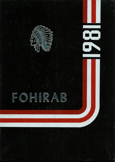 1981 yearbook from Fostoria High School from Fostoria, Ohio for sale