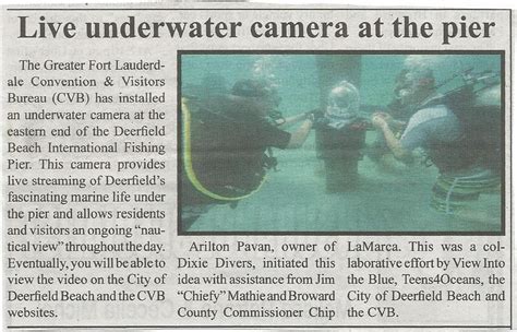 Live underwater camera at the pier - Chiefy