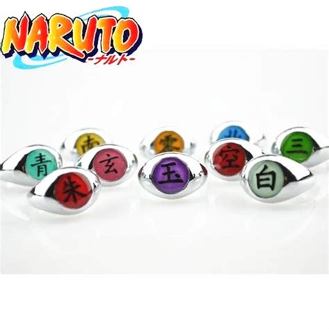 Buy Naruto - Akatsuki Member's Rings (10 Styles) - Rings & Earrings