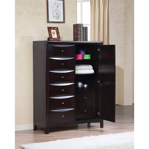 Bold Sturdy Chest with Storage Drawers, Brown - Walmart.com - Walmart.com